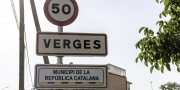 Municipi de la República catalana. Verges, july 2018.